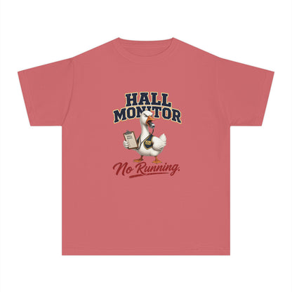 Hall Monitor Goose No Running Tee | Kids school safety shirt