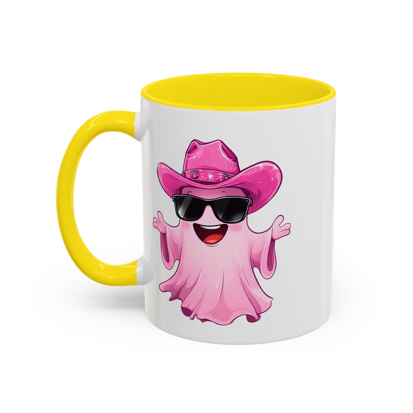 Playful Ghost Coffee Mug - Fun Halloween Drinkware, Cute Gift for Ghost Lovers, Perfect for Fall, Coffee Lovers, Halloween Decor