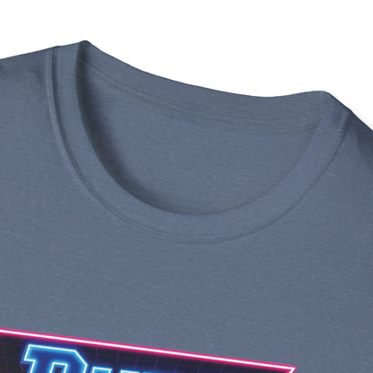 Built Different Raised Offline T-Shirt | Retro 80s Neon Graphic Tee