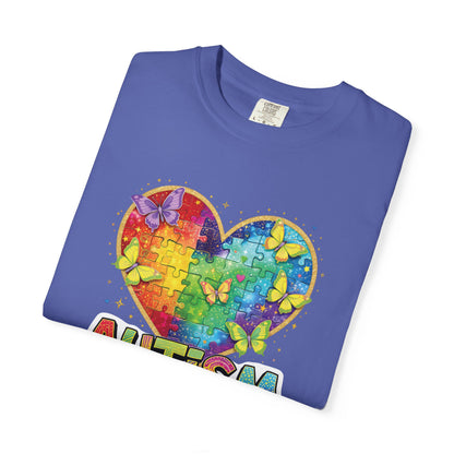 Autism Puzzle Heart T-shirt | Accept Understand Love