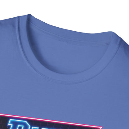 Built Different Raised Offline T-Shirt | Retro 80s Neon Graphic Tee