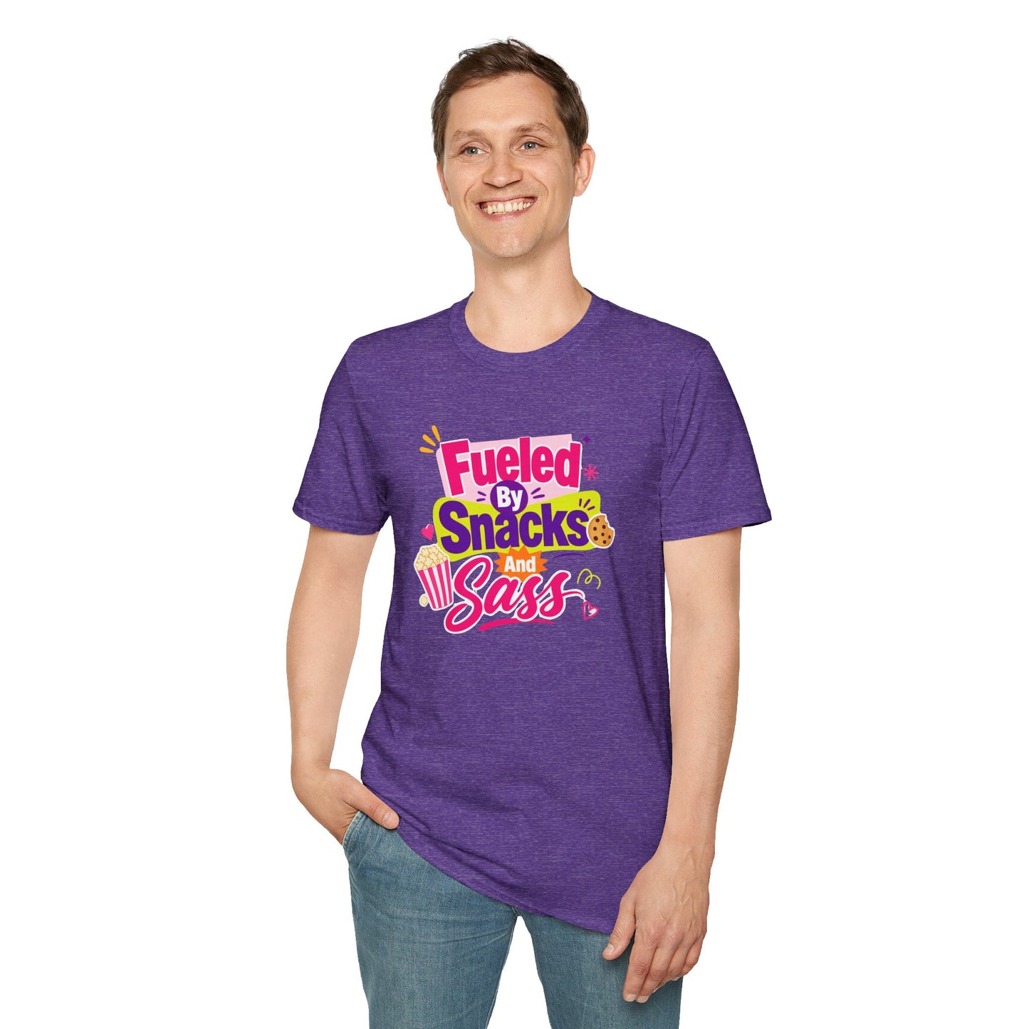Fueled by Snacks and Sass T-Shirt | Snack Quote Tee
