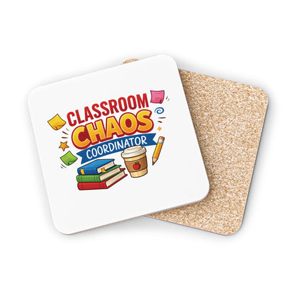 Classroom Chaos Coordinator Coasters | Teacher Desk Drink Coaster