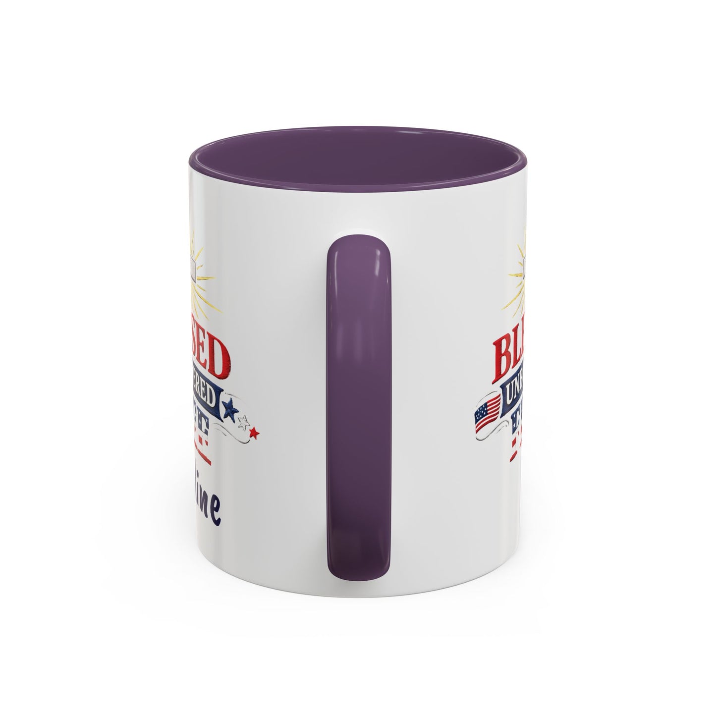 Blessed Unbothered Free, Coffee Mug | Accent Coffee Mug