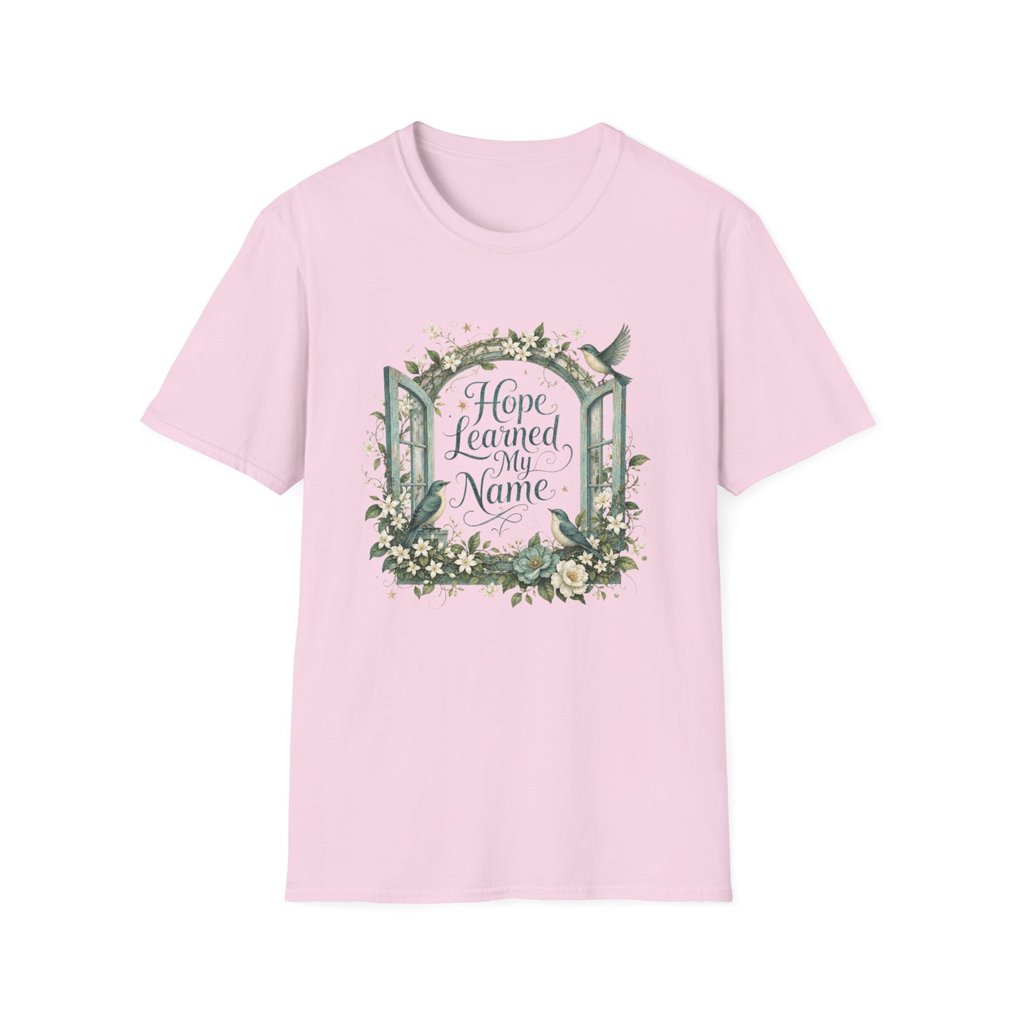 Hope Learned My Name T-Shirt | Abuse Survivor Inspiration