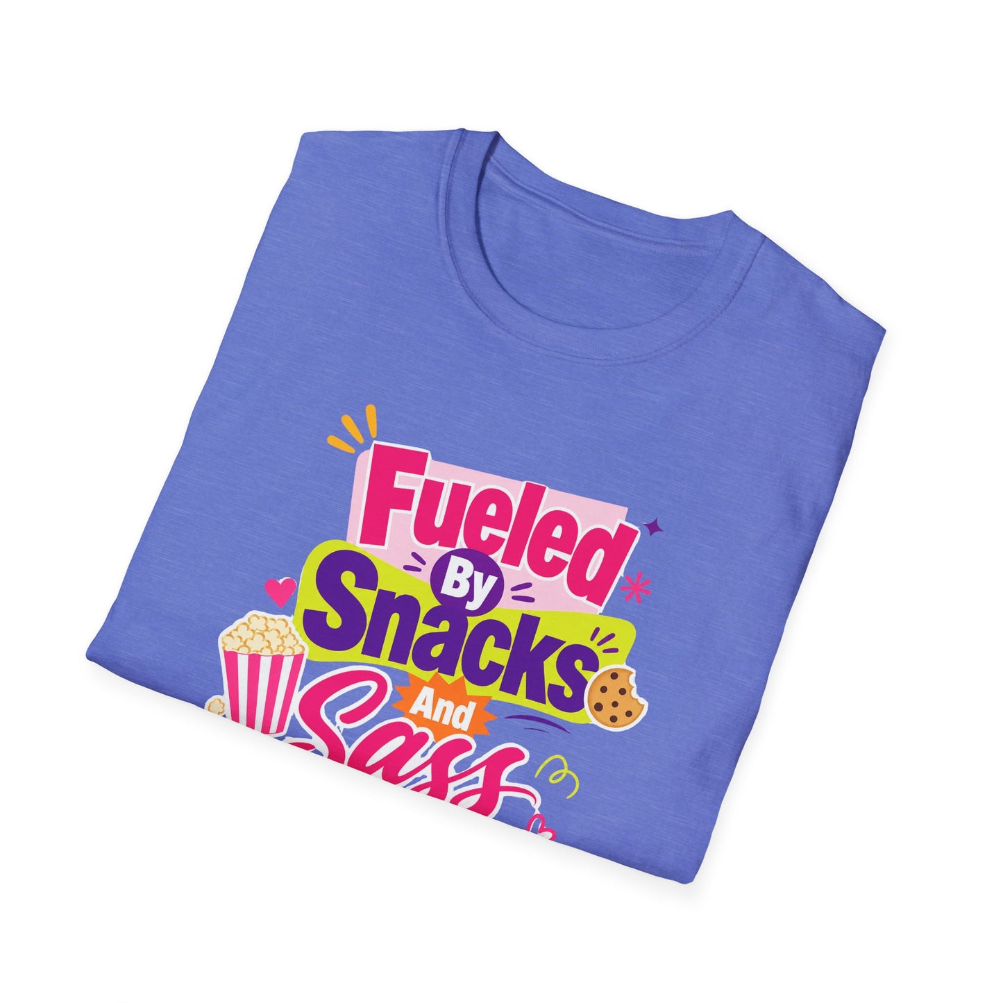 Fueled by Snacks and Sass T-Shirt | Snack Quote Tee