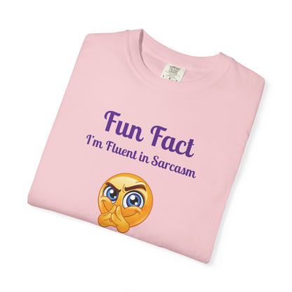 Unisex Sarcastic T-Shirt | Fun Fact I'm Fluent in Sarcasm | Gift for Sarcasm Lovers, Casual Wear, Humor Apparel, Sarcastic Quotes, [...]