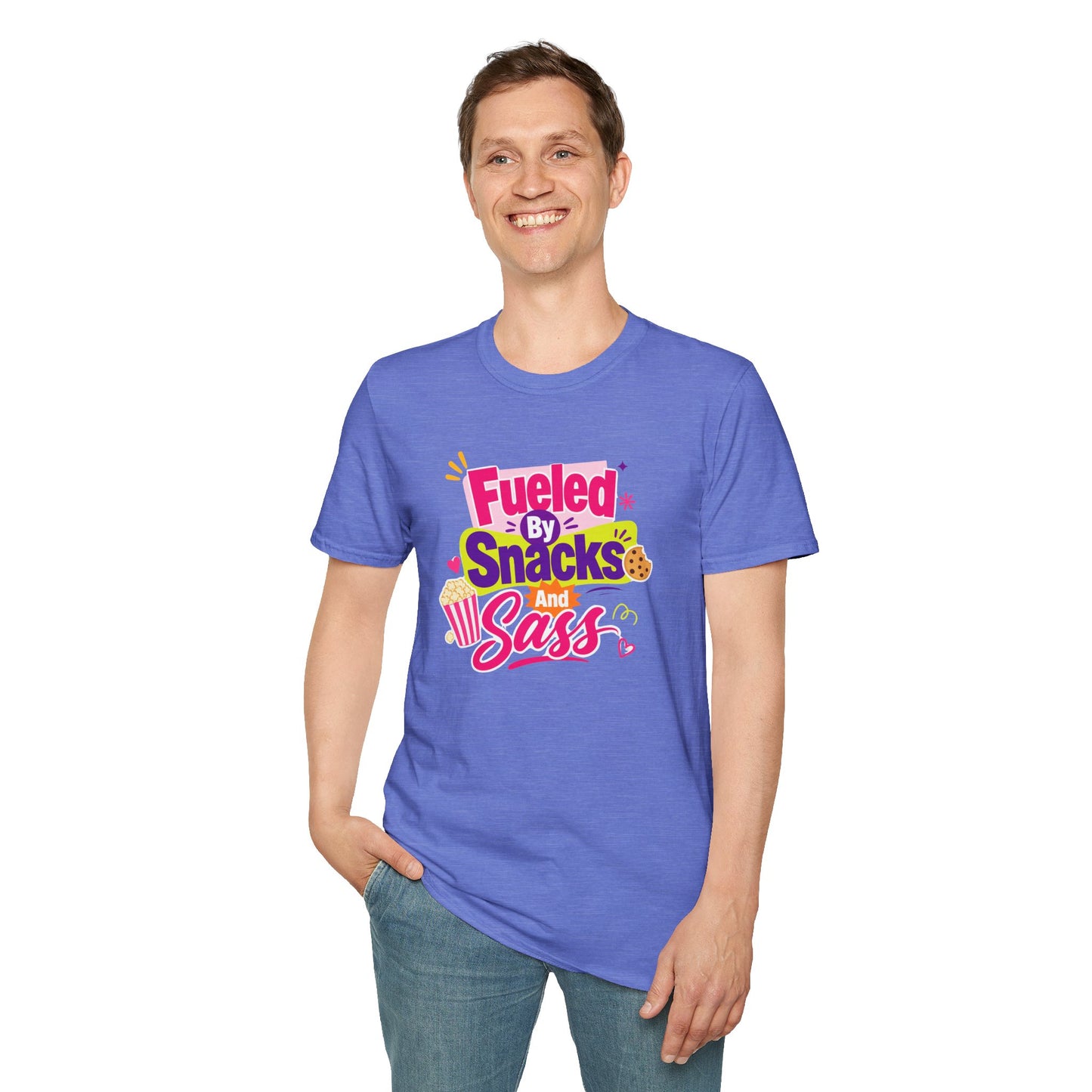 Fueled by Snacks and Sass T-Shirt | Snack Quote Tee