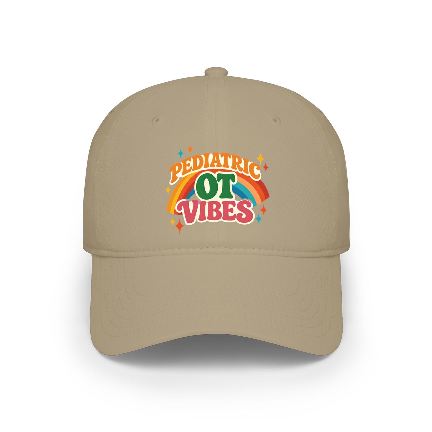 Pediatric OT Vibes Cap | Occupational Therapy Rainbow Logo