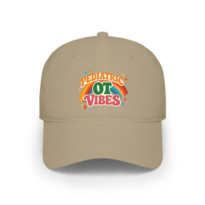 Pediatric OT Vibes Cap | Occupational Therapy Rainbow Logo