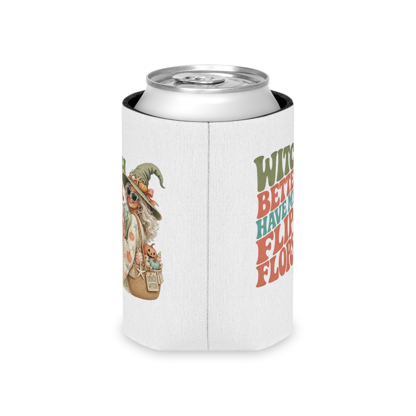 Witch Better Have My Flip Flops Can Cooler | Halloween Witch Beach Tote Art