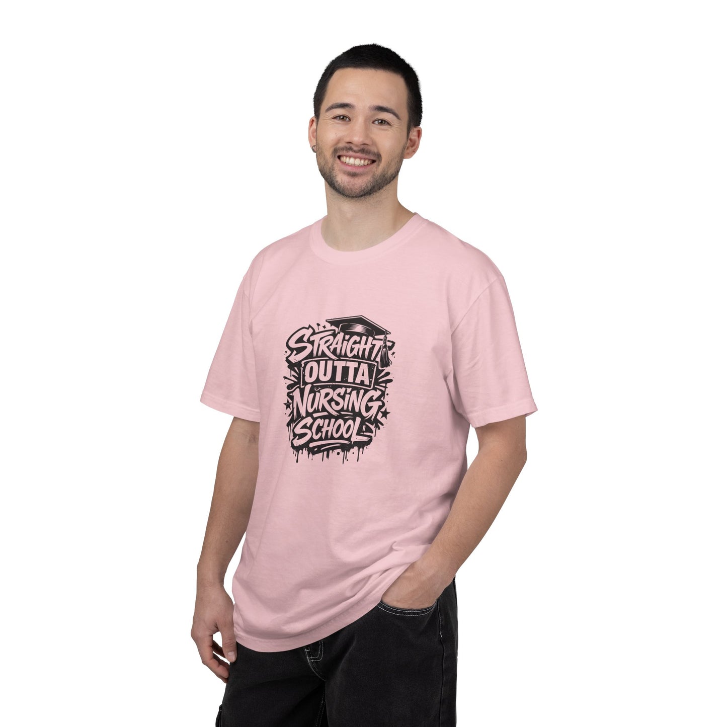 Straight Outta Nursing School T-shirt | Nursing Graduate Tee, Cap Graphic