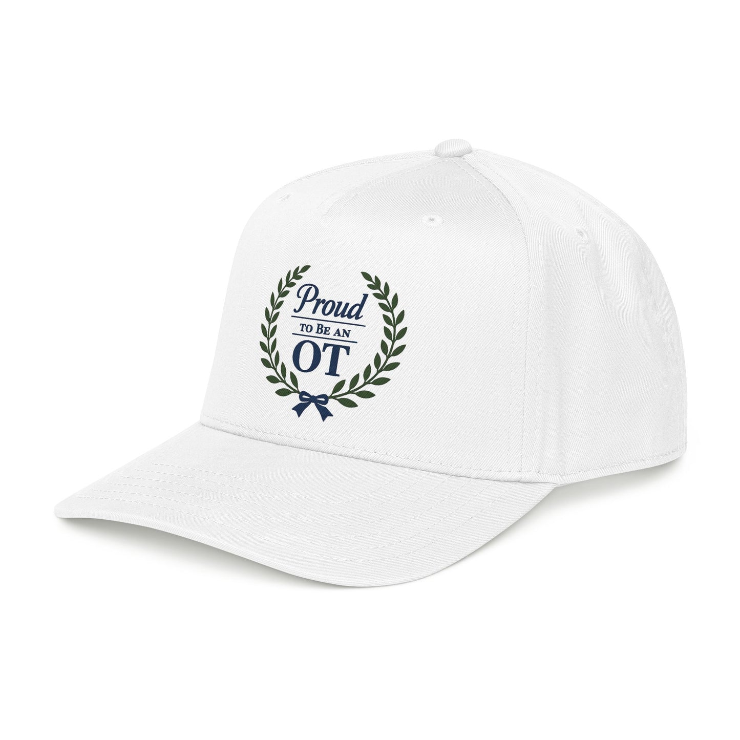 Proud to Be an OT Baseball Cap | Occupational Therapist Hat, Laurel Wreath