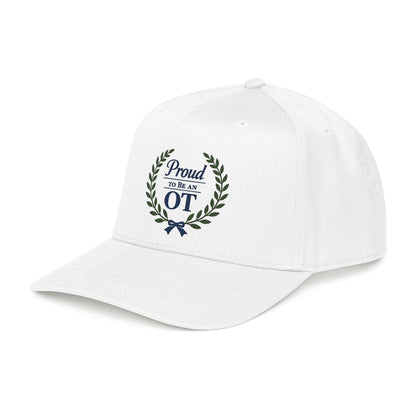 Proud to Be an OT Baseball Cap | Occupational Therapist Hat, Laurel Wreath