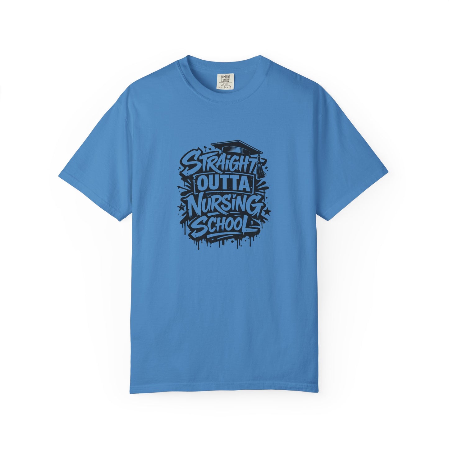 Straight Outta Nursing School T-shirt | Nursing Graduate Tee, Cap Graphic