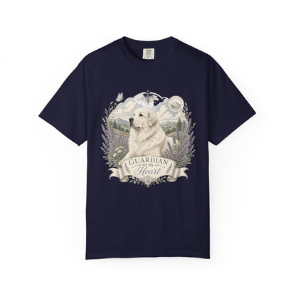 Great Pyrenees Guardian of My Heart T-Shirt | Mountain Dog Illustration
