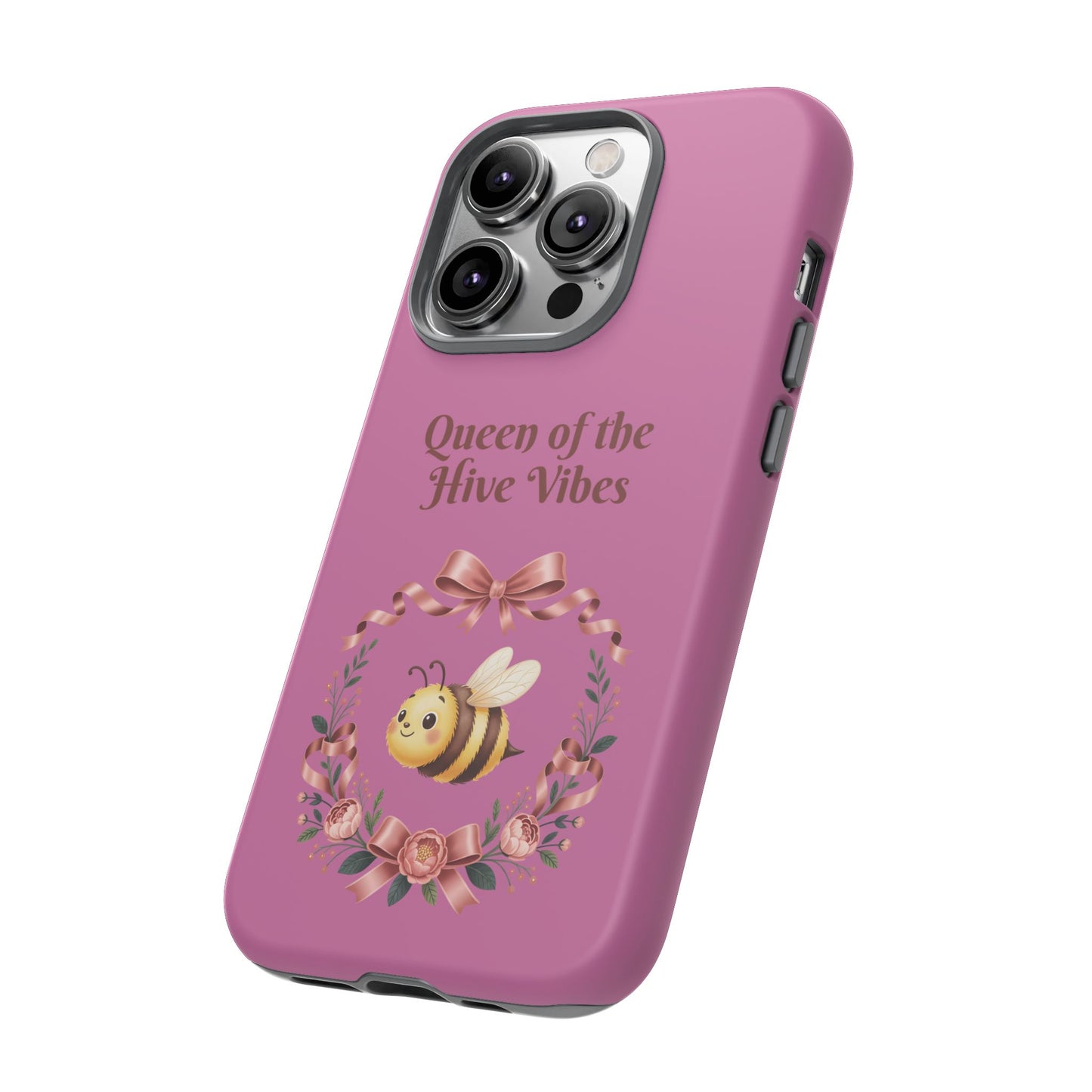 Queen of the Hive Bee Phone Case | Cute Floral Bee iPhone Case