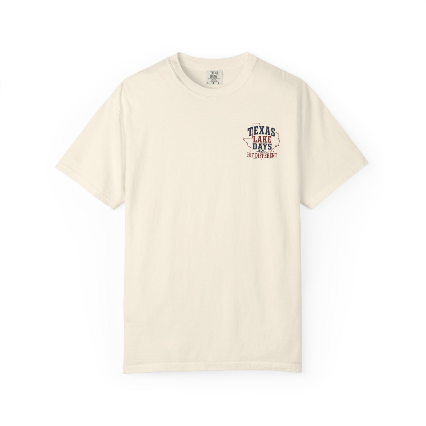 Texas Lake Days Hit Different T-shirt | State Outline Lake Life