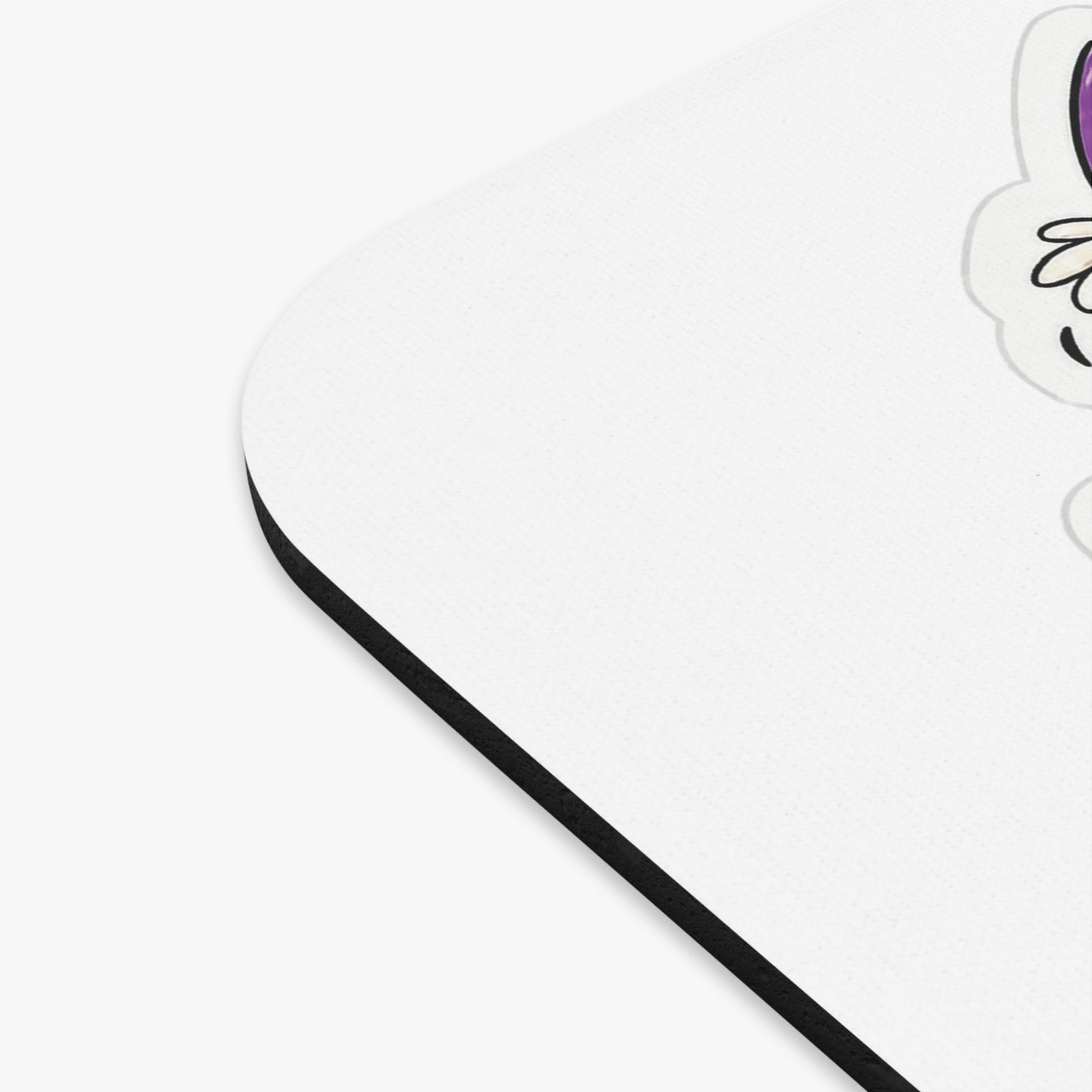 Just A Little Unhinged Mouse Pad | Funny Duck Illustration