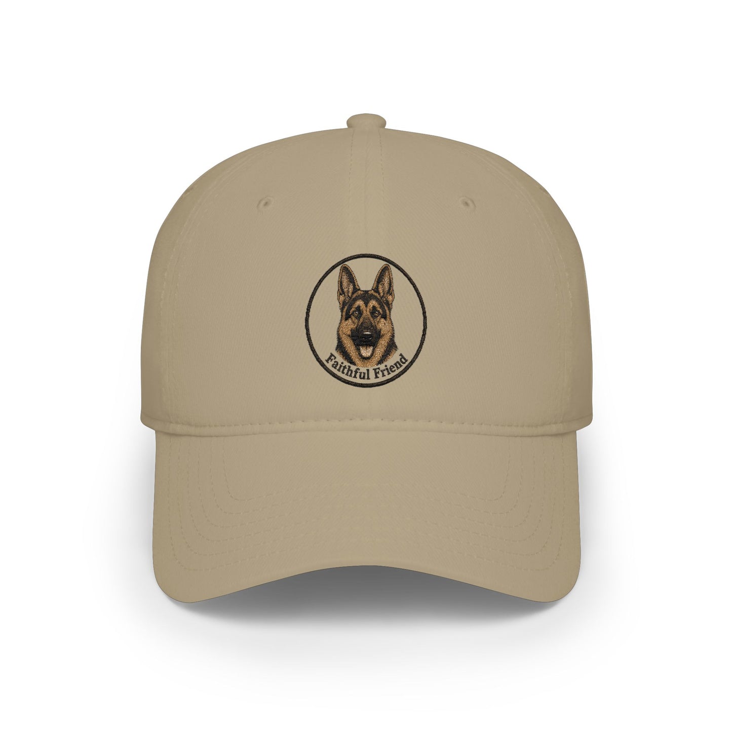 German Shepherd Logo Cap | Embroidered Dog Patch baseball cap