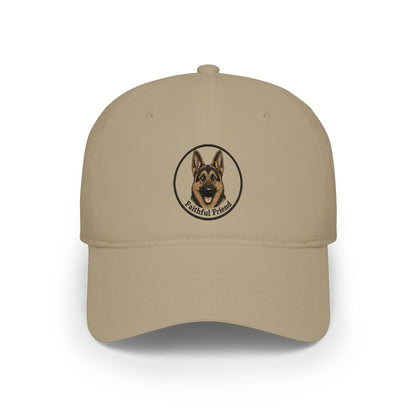 German Shepherd Logo Cap | Embroidered Dog Patch baseball cap