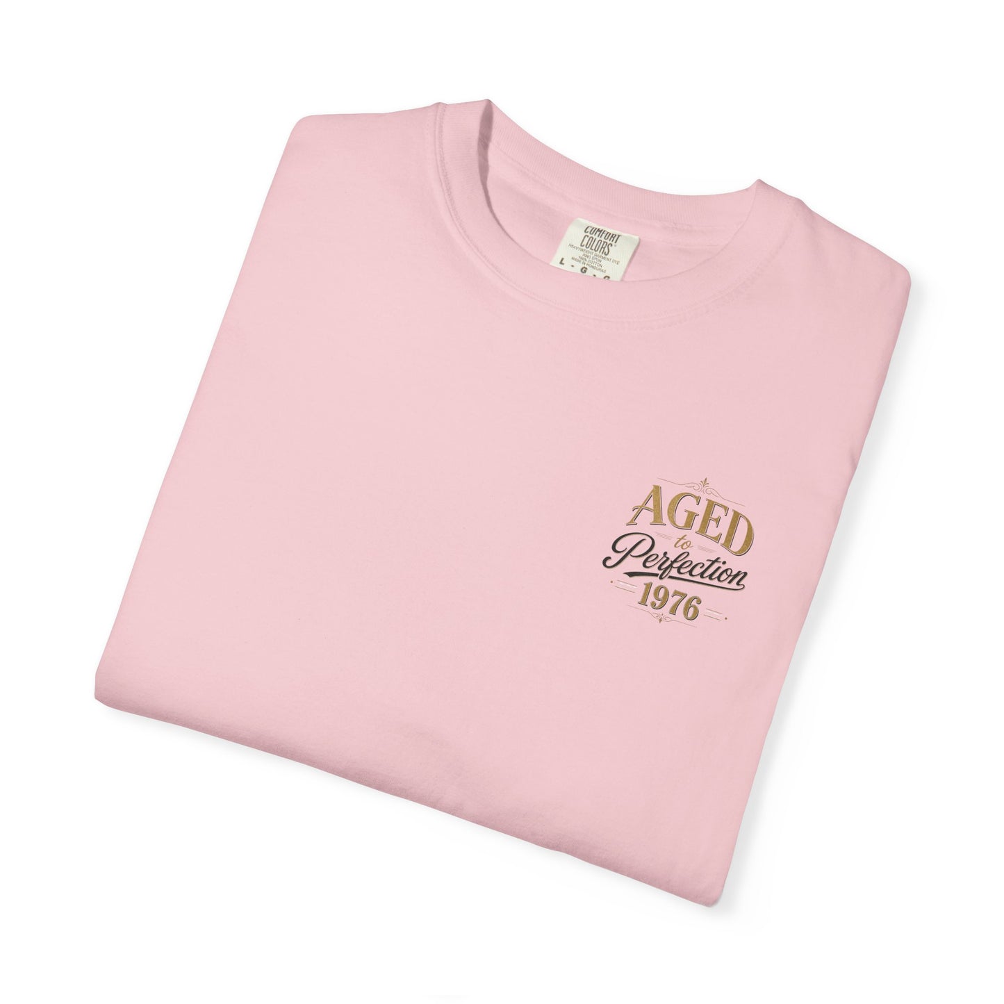Aged to Perfection 1976 T-Shirt | Vintage Typographic Birthday Design