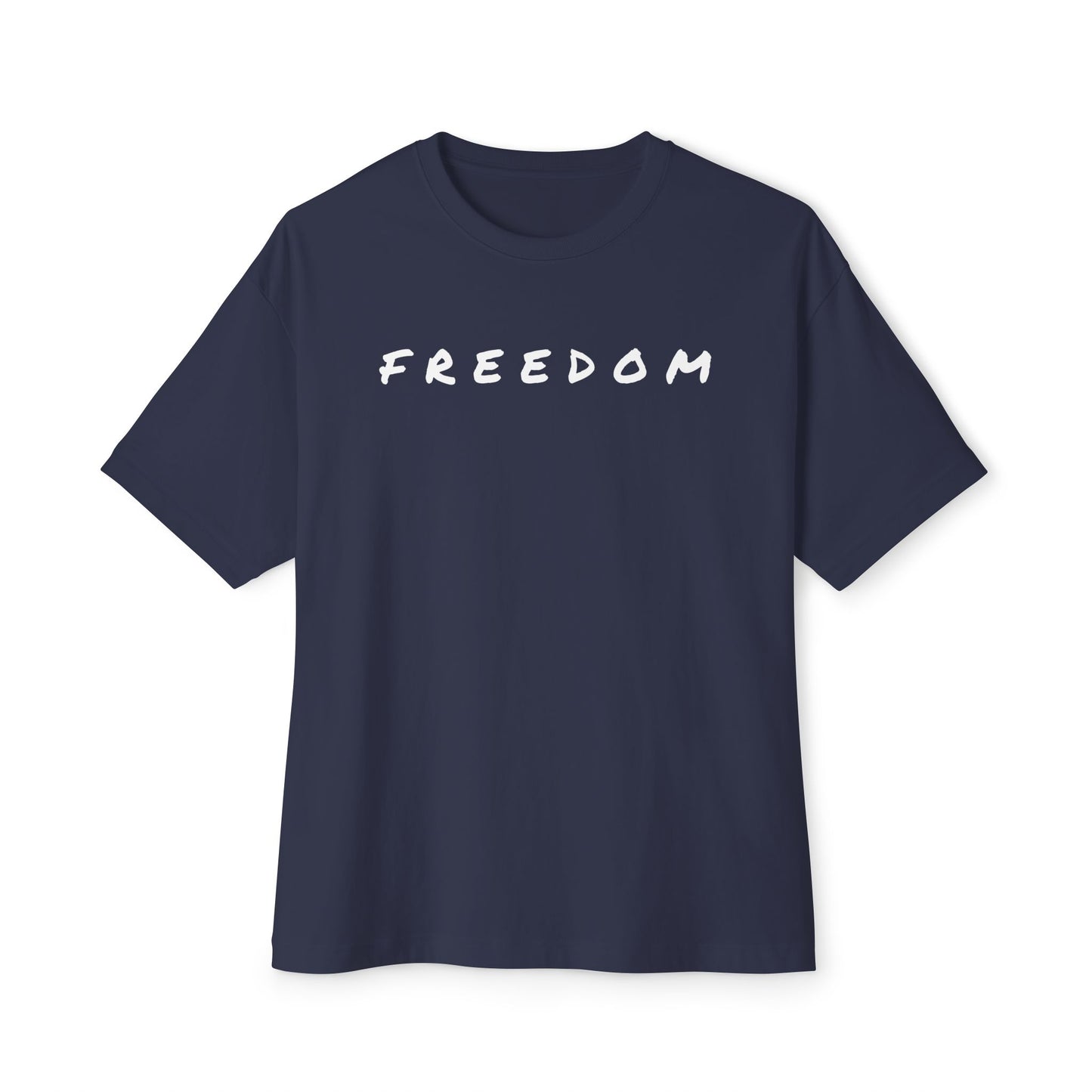 Freedom & Faith Unisex Oversized Tee, Summer Vibes Tee, Casual Gift, Patriotic Apparel, Faith-Based Outfit
