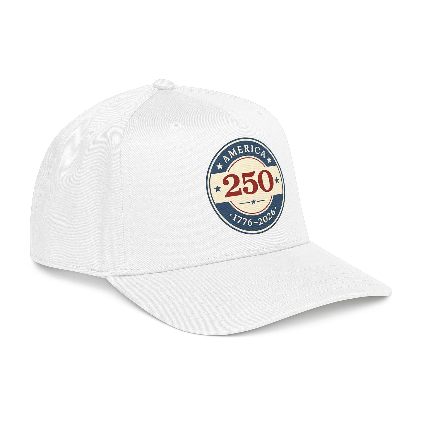 America 250 1776-2026 Patch Mid Profile Baseball Cap | 250th Anniversary Celebration