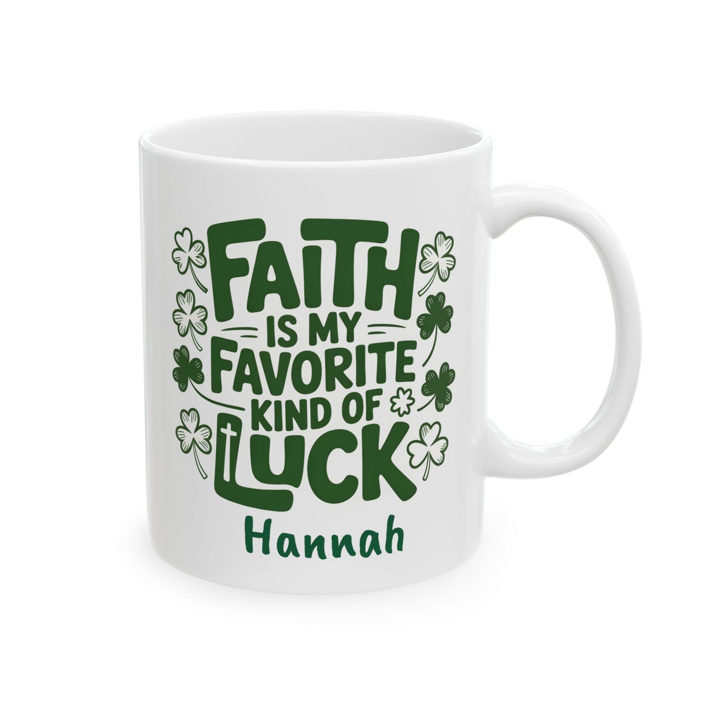 Lucky Shamrock Coffee Mug | St. Patrick's Day Clover Design