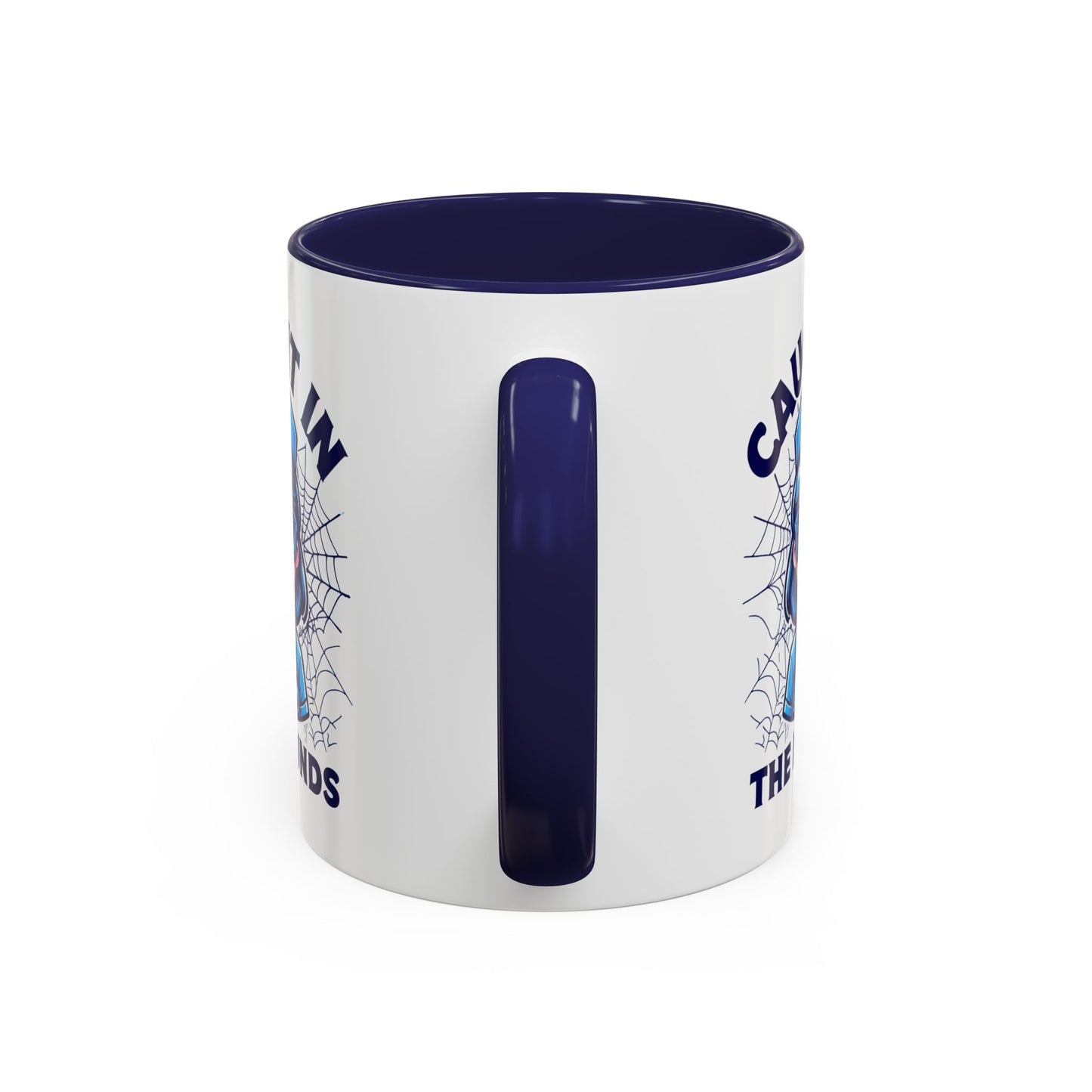 Nurse Coffee Mug, Cute Nursing Gift, Healthcare Appreciation, Fun Spider Design, Caught in the Rounds Mug