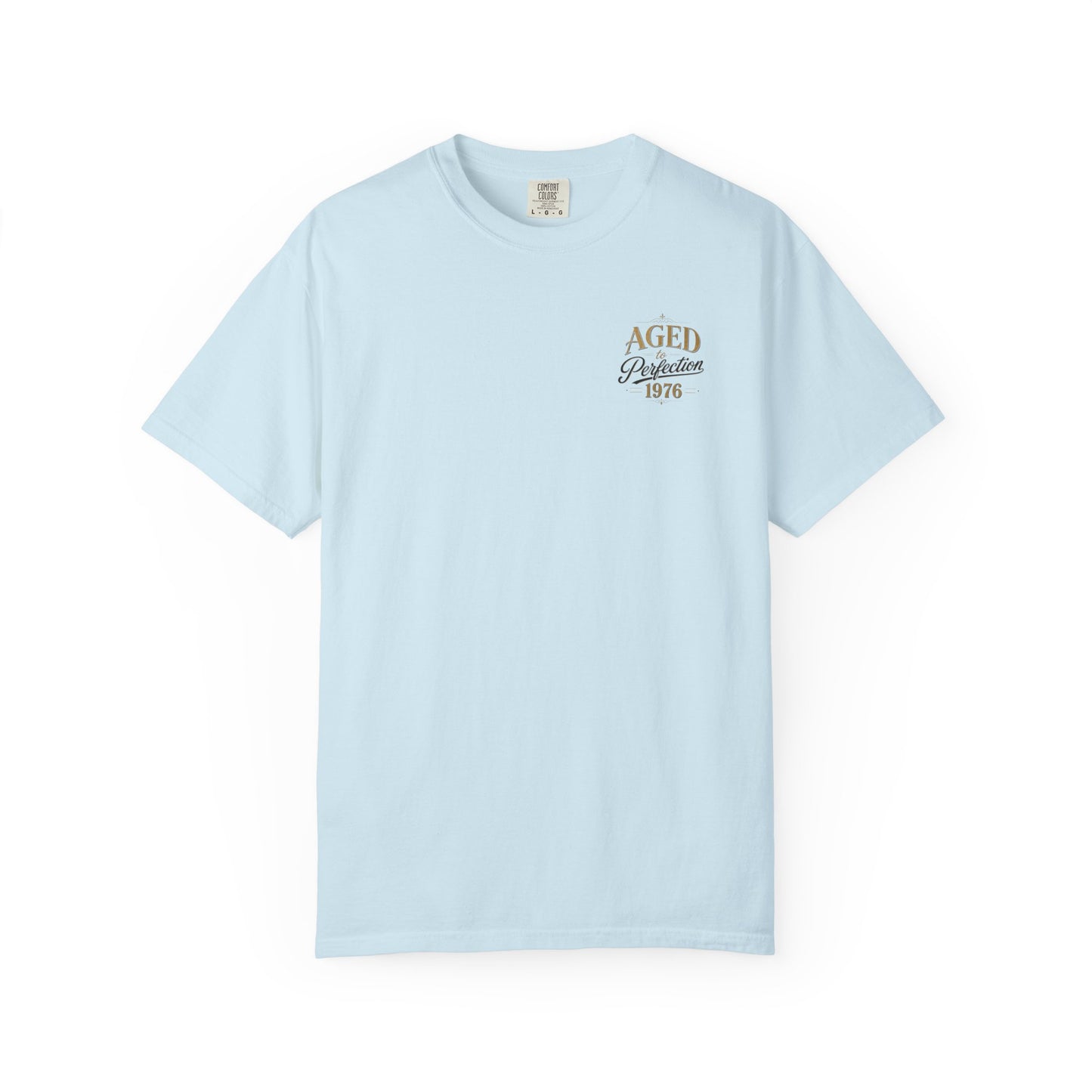 Aged to Perfection 1976 T-Shirt | Vintage Typographic Birthday Design