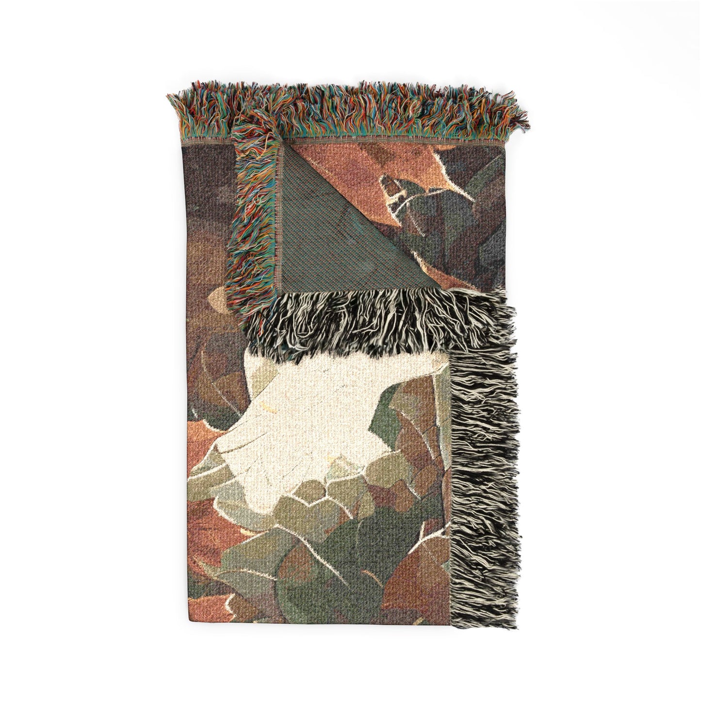 Cozy Artistic Woven Blanket - Floral & Abstract Home Decor, Great for Gift, Sofa, Bed, Fall Decor, Warm Throw