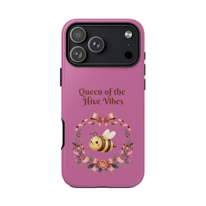 Queen of the Hive Bee Phone Case | Cute Floral Bee iPhone Case