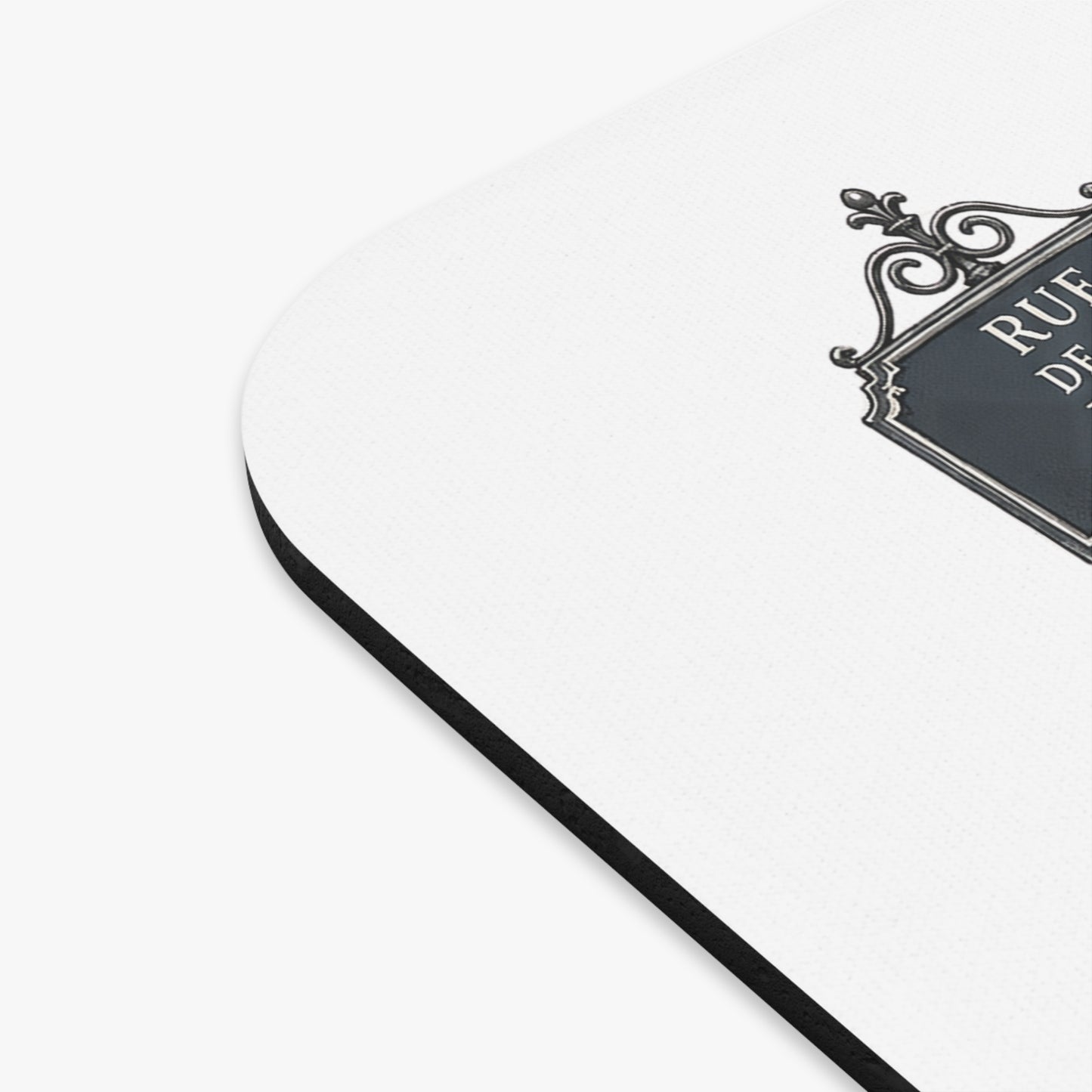 Tiny Dog Giant Opinions Mouse Pad | French Bulldog Paris Illustration