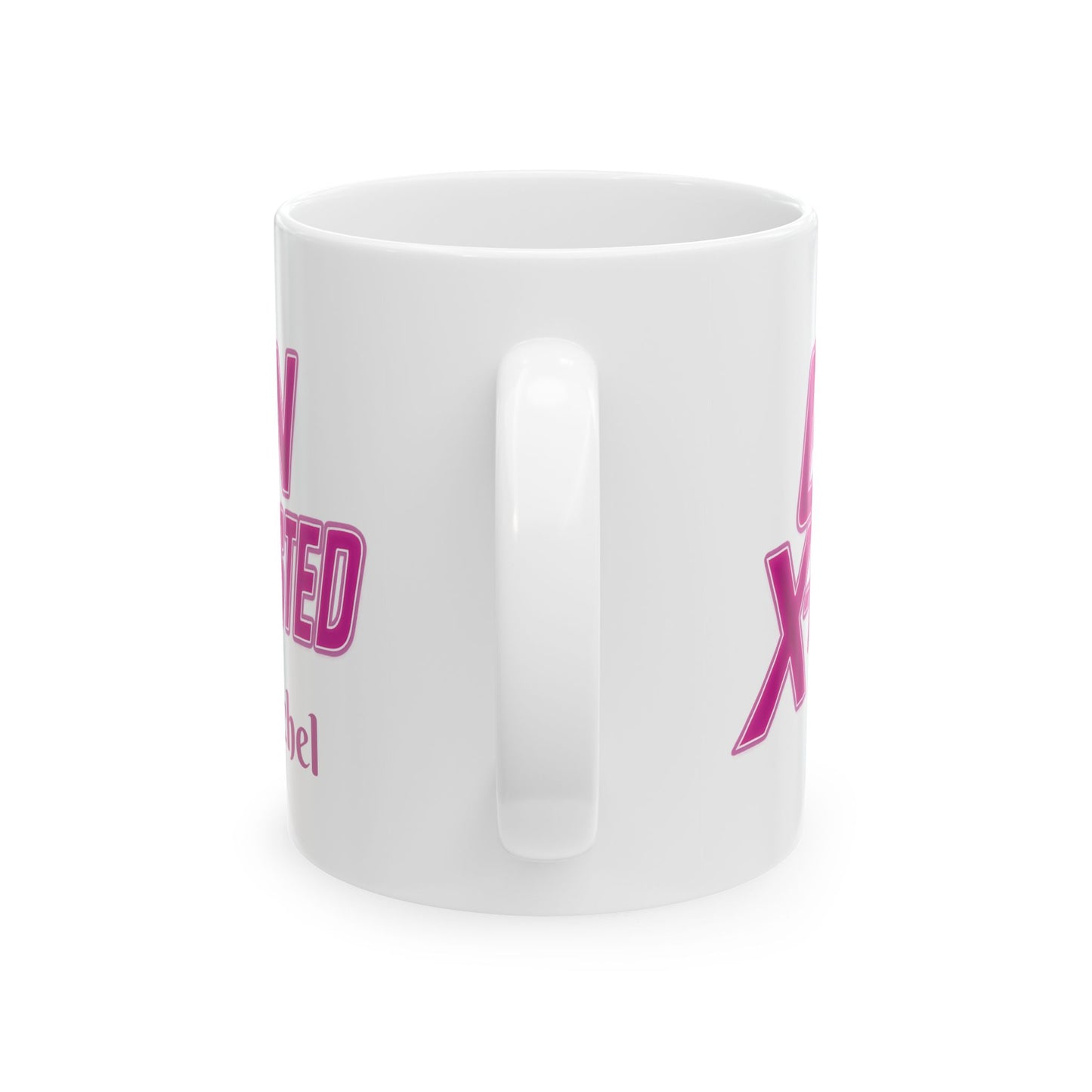 Humorous Gen X-Hausted Ceramic Mug, Personalized Coffee Cup, Custom Tea Mug Gift, Funny Quote Drinkware, Office Gift Ideas