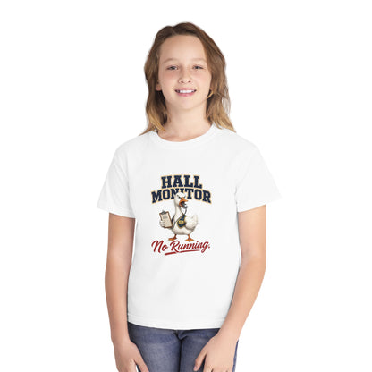 Hall Monitor Goose No Running Tee | Kids school safety shirt