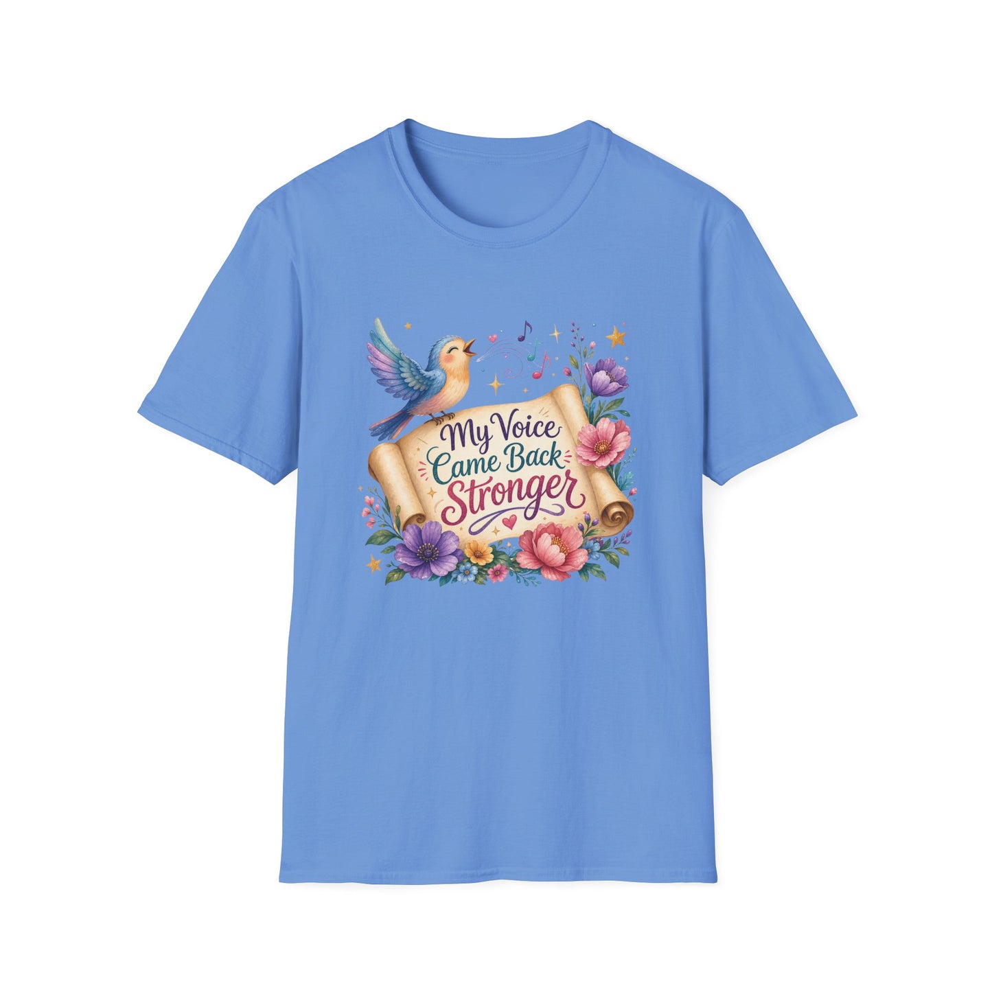 My Voice Came Back Stronger T-Shirt | Survivor