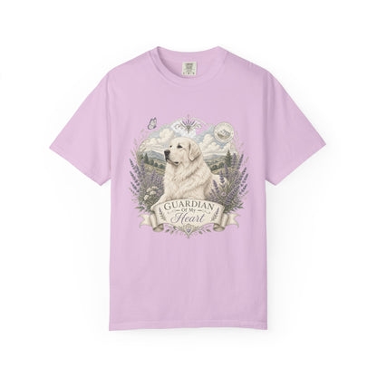 Great Pyrenees Guardian of My Heart T-Shirt | Mountain Dog Illustration