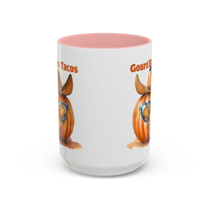 Gourd Bless Tacos Coffee Mug - Perfect for Fall, Halloween, Thanksgiving, Taco Lovers, Kitchen Decor