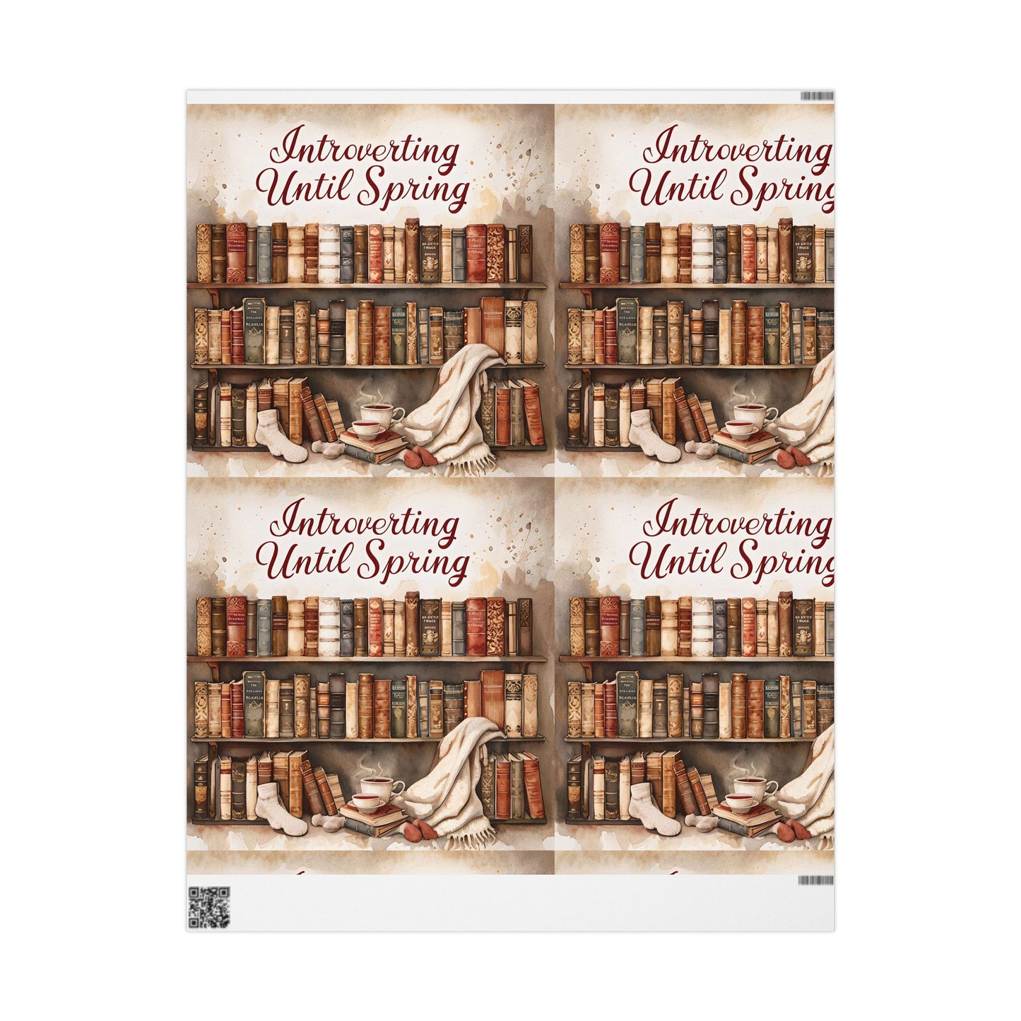 Charming Book-Themed Wrapping Paper, Ideal for Book Lovers, Gifts for Holidays, Birthdays, Literary Celebrations, Eco-Friendly Gift Wrap