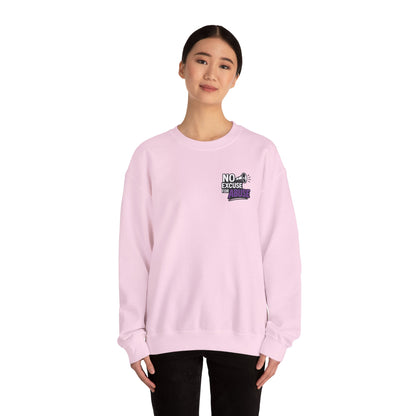 Awareness Sweatshirt - Unisex Heavy Blend™ Crewneck Sweatshirt, Domestic Violence Support Jumper, No Excuse For Abuse