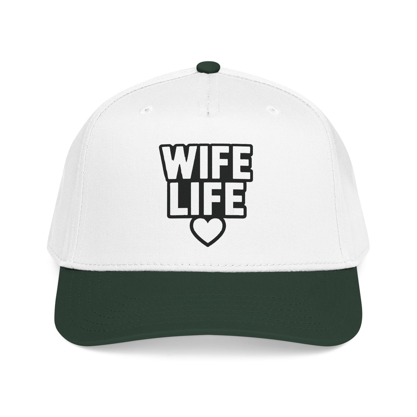 Wife Life Mid Profile Baseball Cap | Wife Life Baseball Hat