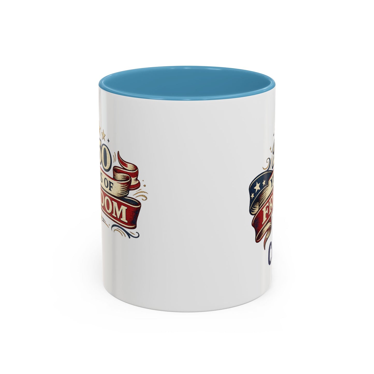 250 Years of Freedom Coffee Mug | Personalized Name - America 250th Anniversary, Semiquincentennial, Patriotic Gift, Heritage Celebration