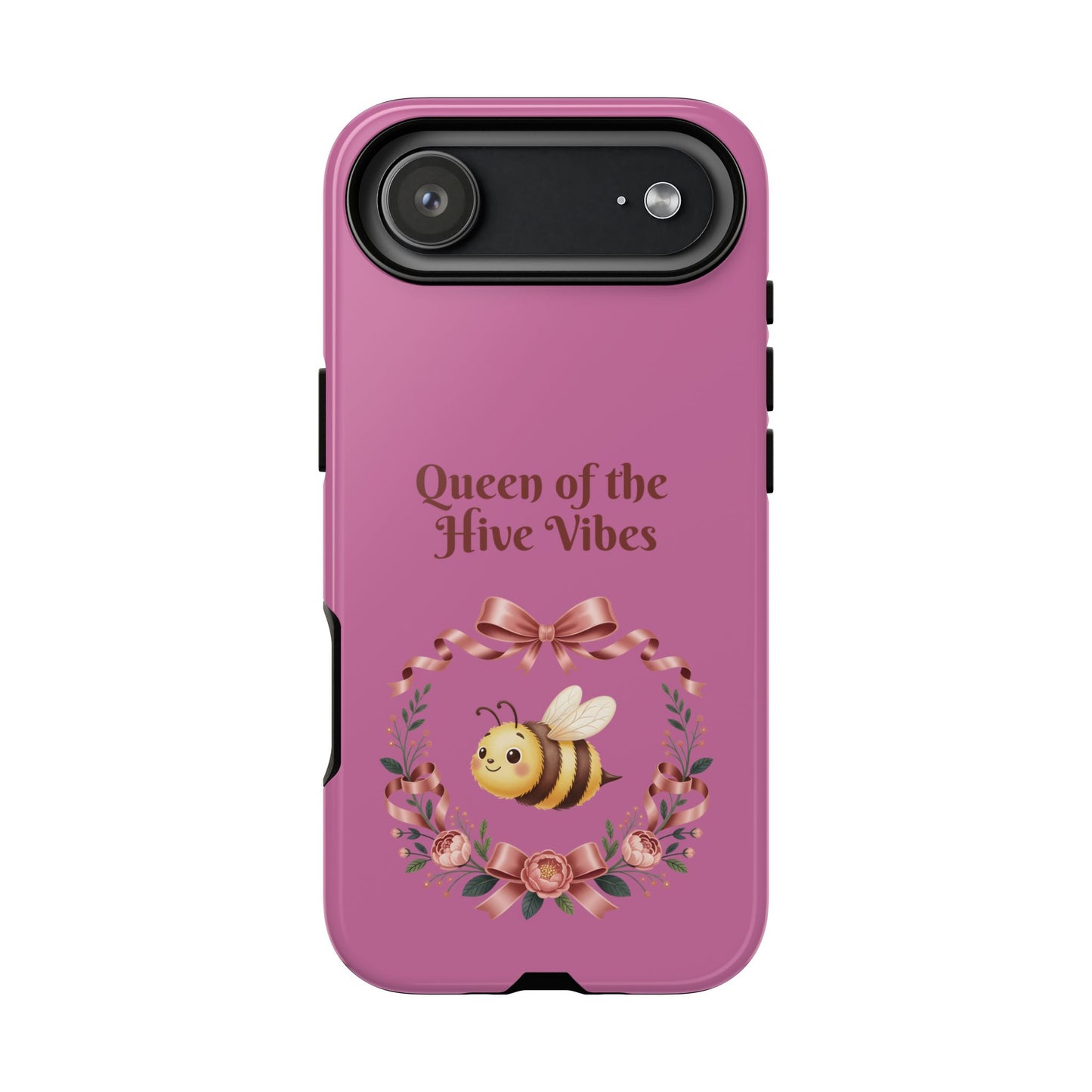 Queen of the Hive Bee Phone Case | Cute Floral Bee iPhone Case