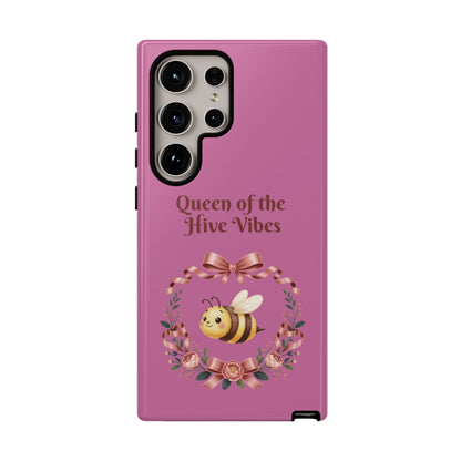 Queen of the Hive Bee Phone Case | Cute Floral Bee iPhone Case