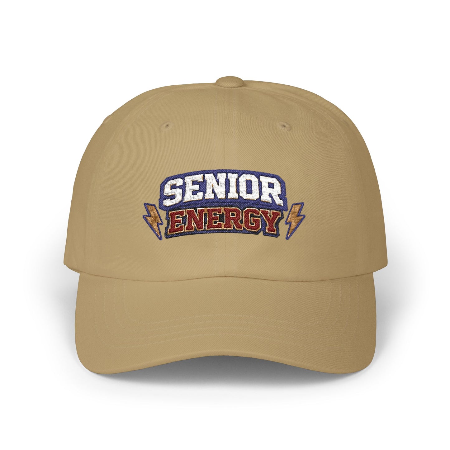 Senior Energy Dad Cap | Embroidered Lightning Logo