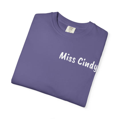 Unisex Garment-Dyed T-Shirt for Teachers - Miss Cindy, Chaos Coordinator Design, Perfect for Back to School, Appreciation Gifts, [...]