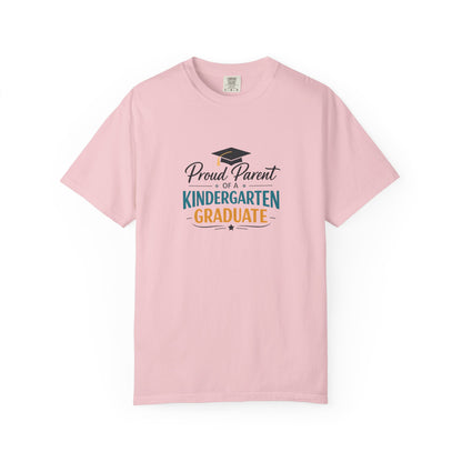 Proud Parent of a Kindergarten Graduate T-Shirt | Graduation Cap Design