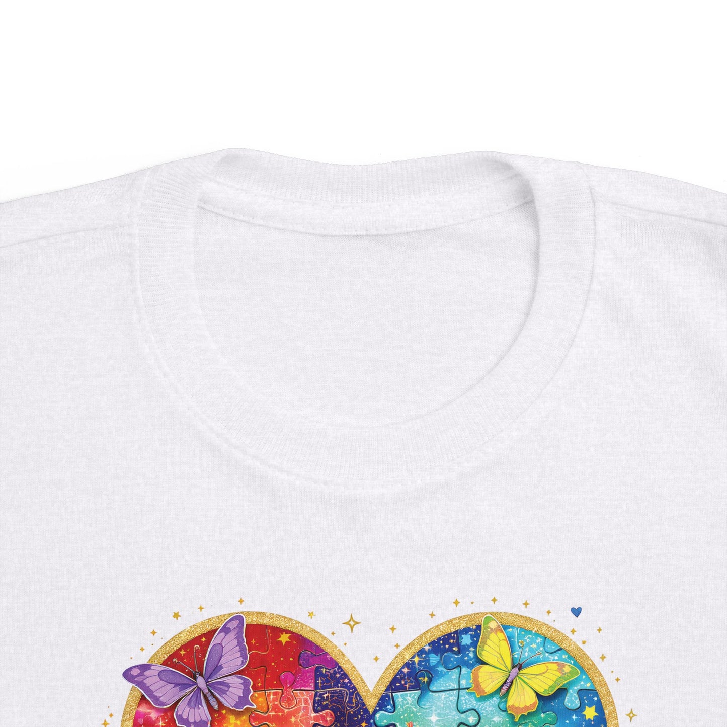 Autism Puzzle Heart Toddler Tee | Accept Understand Love