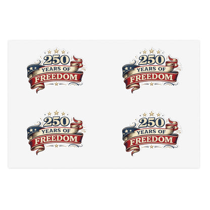 America 250th Anniversary Semiquincentennial Stickers | Freedom Sticker Sheets